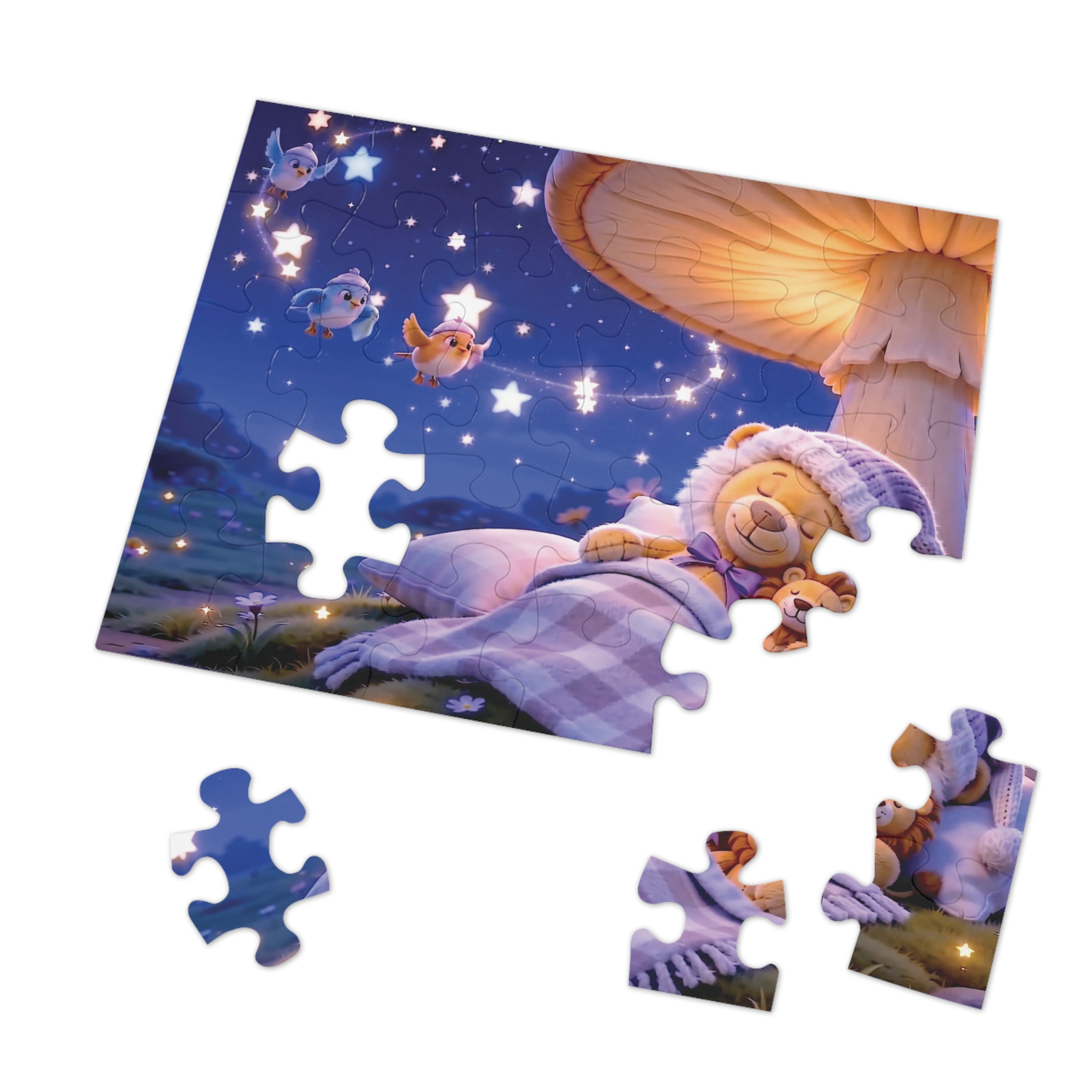 Sleeping Lea Jigsaw Puzzle (with Tin) - Bedtime Puzzle